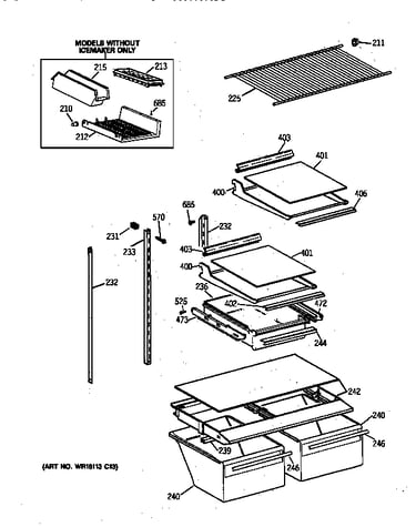 Shelf parts