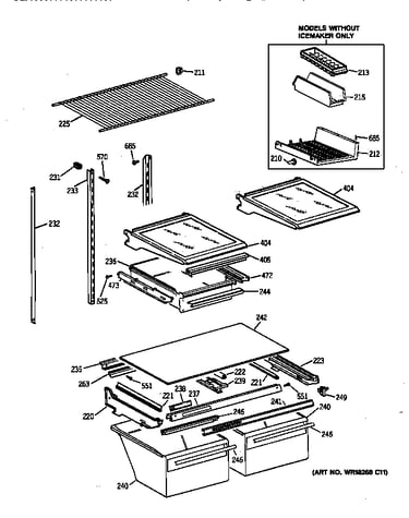 Shelf parts