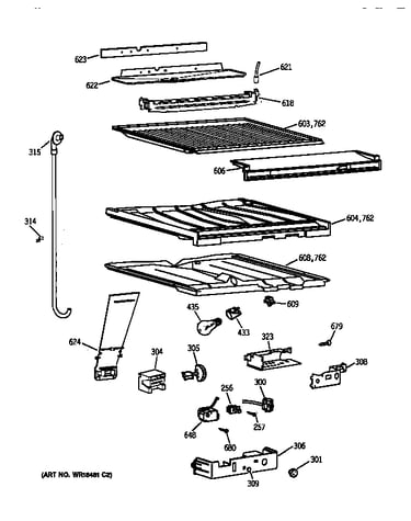 Compartment separator parts
