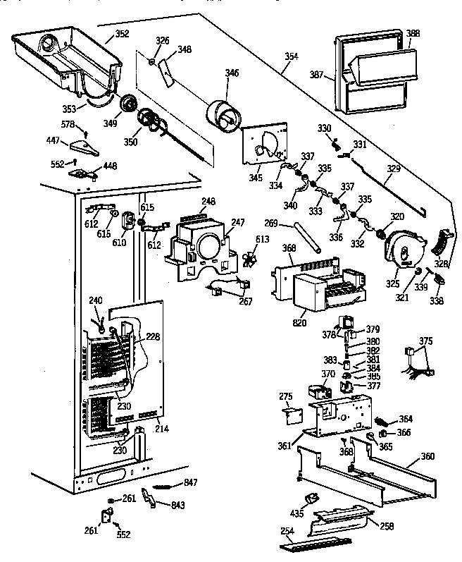 Freezer section