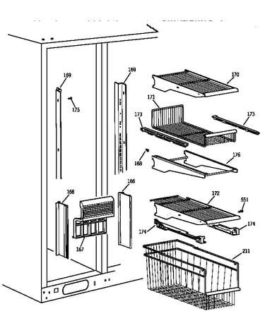 Freezer shelves
