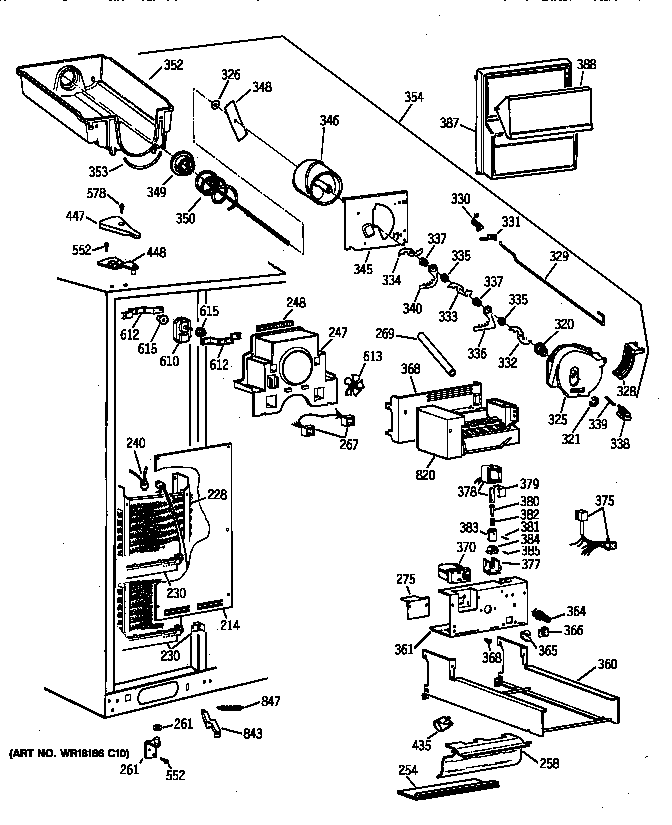 Freezer section