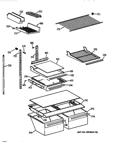 Shelf parts
