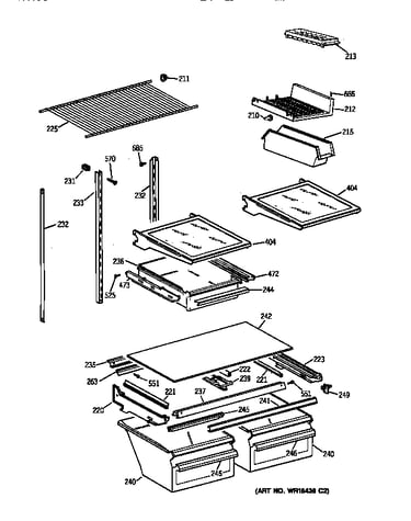 Shelf parts