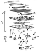 Compartment separator parts