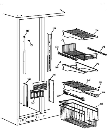 Freezer shelves
