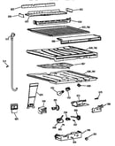 Compartment separator parts