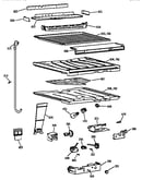 Compartment separator parts