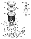 Tub, basket & agitator