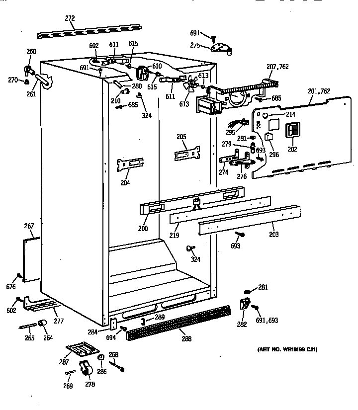Cabinet parts