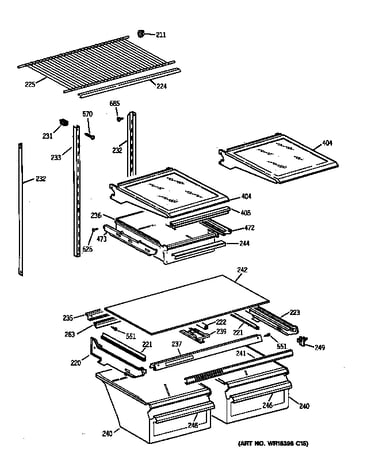 Shelf parts