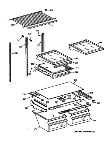 Shelf parts