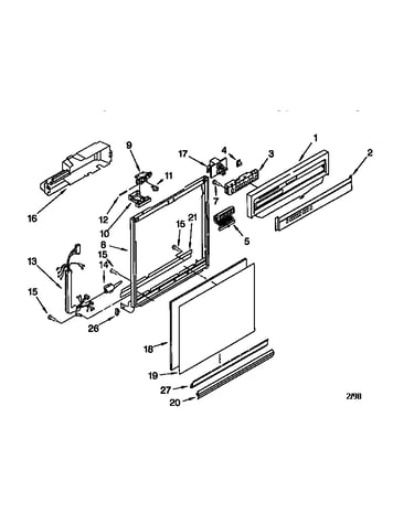 Frame and console