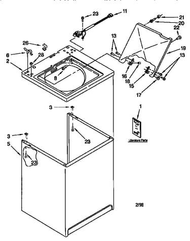Top and cabinet