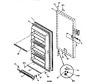 Kenmore 2539280210 door diagram