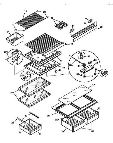 Shelves and accessories