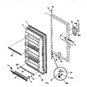 Kenmore 2539284110 door diagram