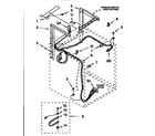 Whirlpool LTE5243DQ0 dryer support and washer diagram