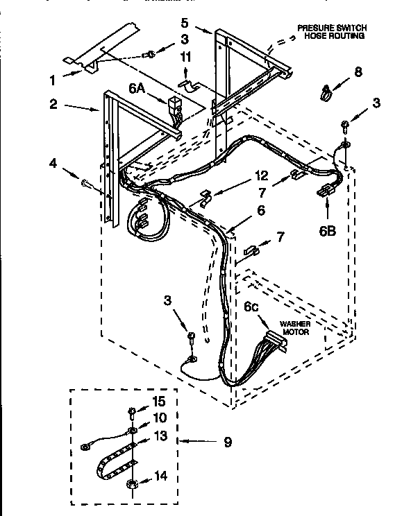 Dryer support and washer