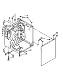 Washer cabinet