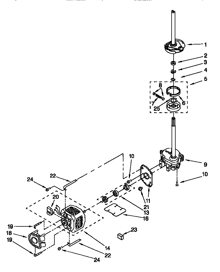 Motor and pump
