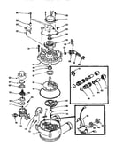 Water softener valve assembly