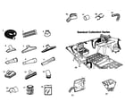Craftsman 113177825 accessories and sawdust collection series diagram