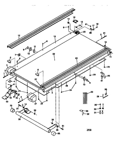 Walking belt assembly