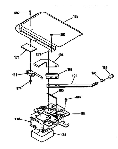 Door lock section