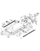 Motor and walking belt assembly