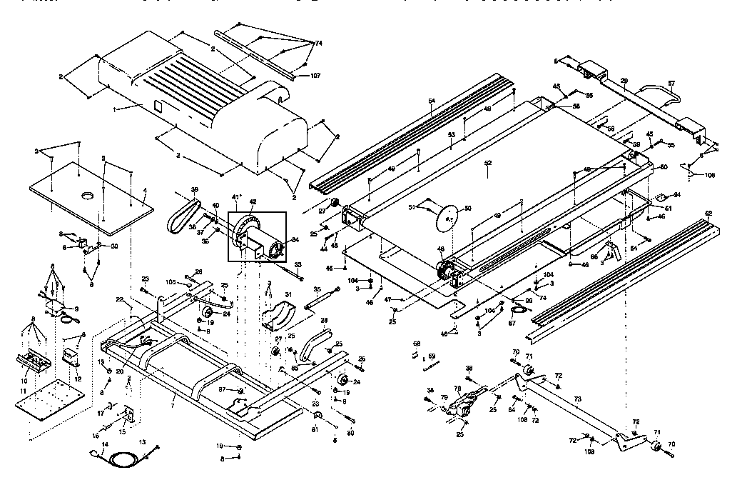 Walking board assembly