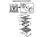 Thermador CT230N-03 removable oven parts diagram