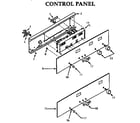 Thermador CT230N-03 control panel diagram