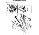 Thermador CT230N-03 plenum assembly diagram