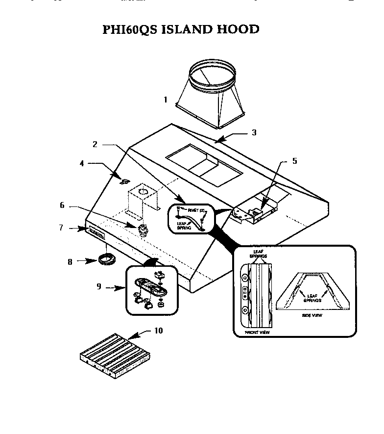 Phi60qs island hood
