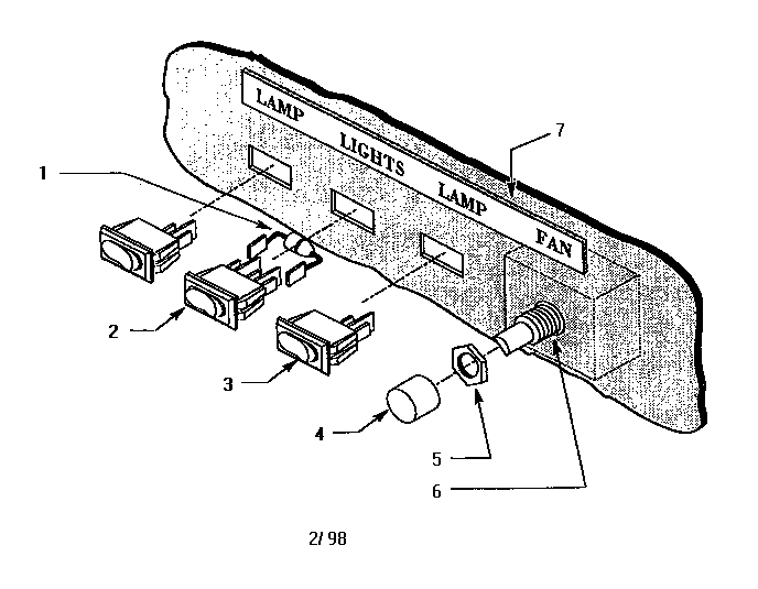 SWITCH ASSEMBLY MODELS H30HQW