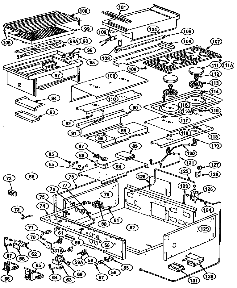 GRIDDLE ASSEMBLY