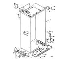 KitchenAid KSSC36MFS05 cabinet diagram