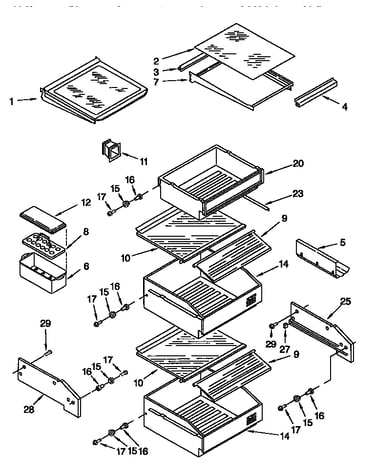 Refrigerator shelf
