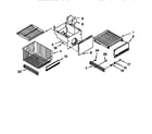 KitchenAid KSSC36MFS05 freezer shelf diagram