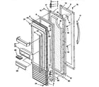 KitchenAid KSSC36MFS05 refrigerator door diagram