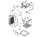 KitchenAid KSSC36MFS05 lower unit and tube diagram