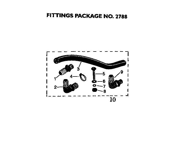 FITTINGS PACKAGE NO. 2788