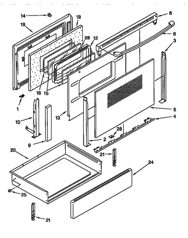 Door and drawer