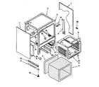 KitchenAid KERC600EWH5 oven chassis diagram