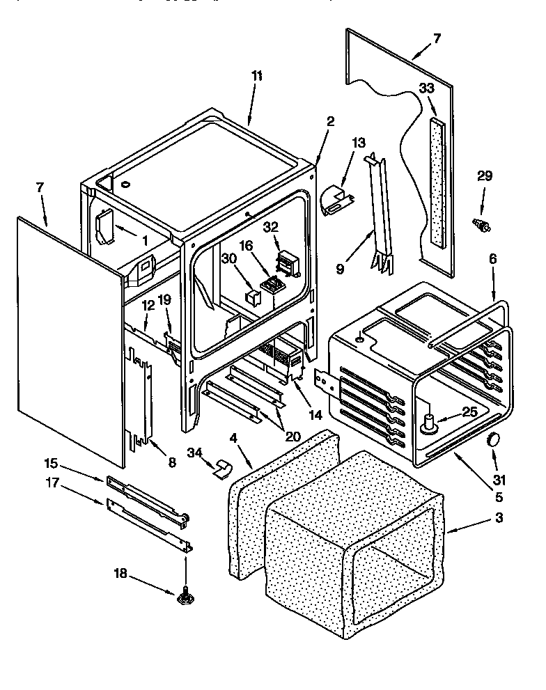Oven chassis