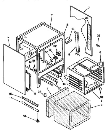 Oven chassis
