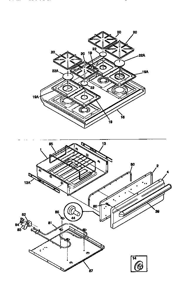 Top/drawer