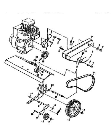 Belt guard and pulley assembly