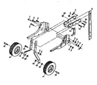 Craftsman 917292300 wheel and depth stake assembly diagram
